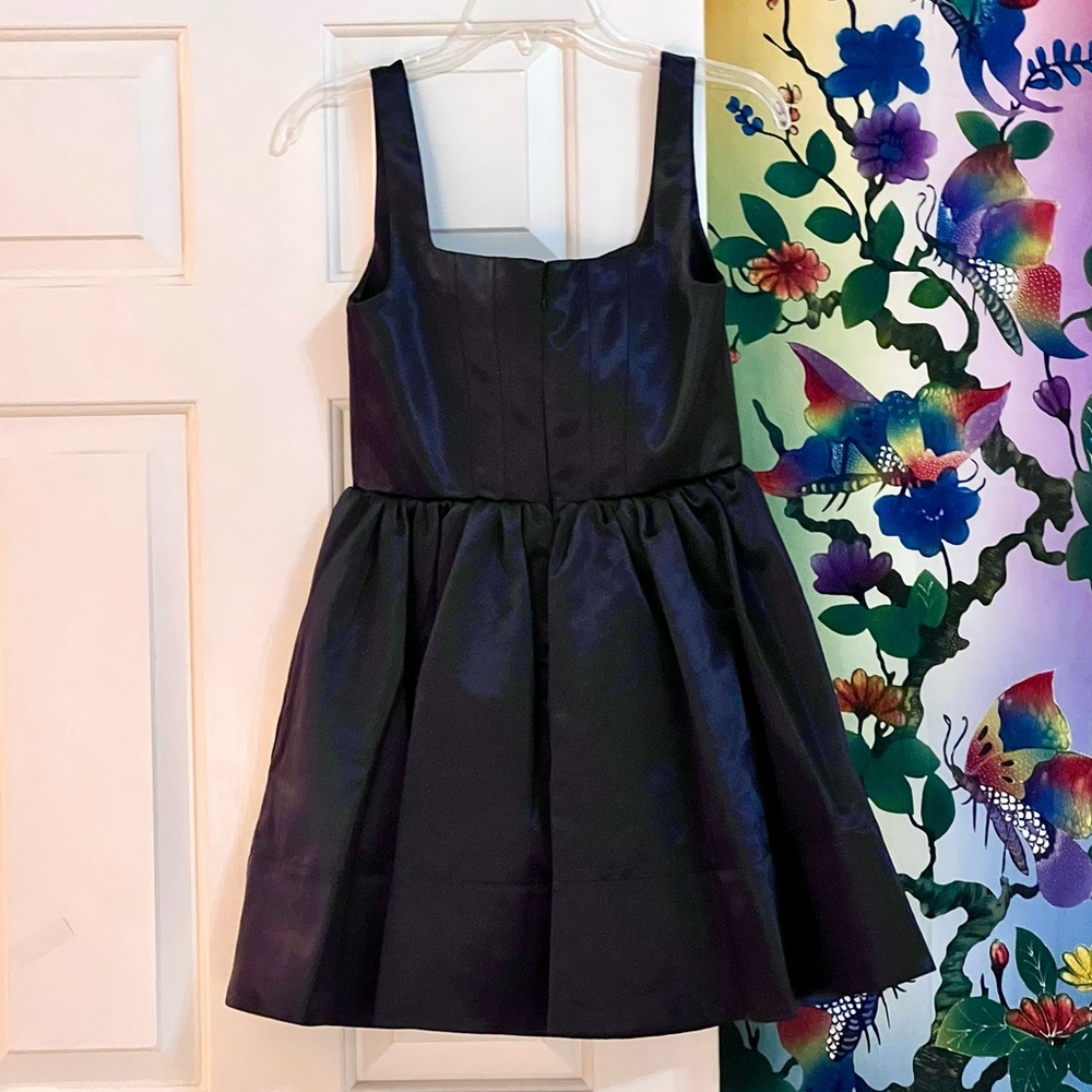 🌺🎉HP🎉🌺 NWT Staud Landscape Mini Dress Black - Picture 14 of 16